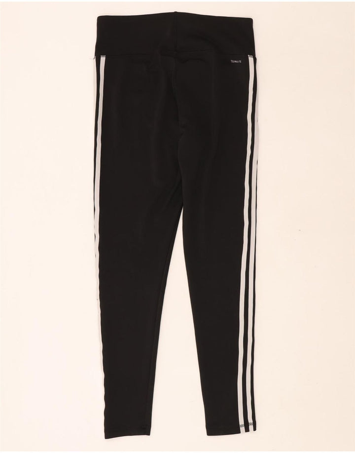Женские леггинсы ADIDAS Climalite UK 12/14, средний черный полиэстер