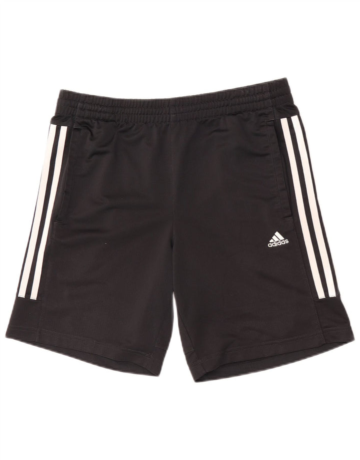 Спортивные шорты Adidas для мальчиков 13-14 лет, черный полиэстер