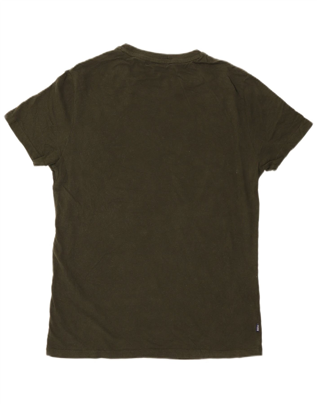 Мужская футболка Superdry Top из хлопка среднего зеленого цвета