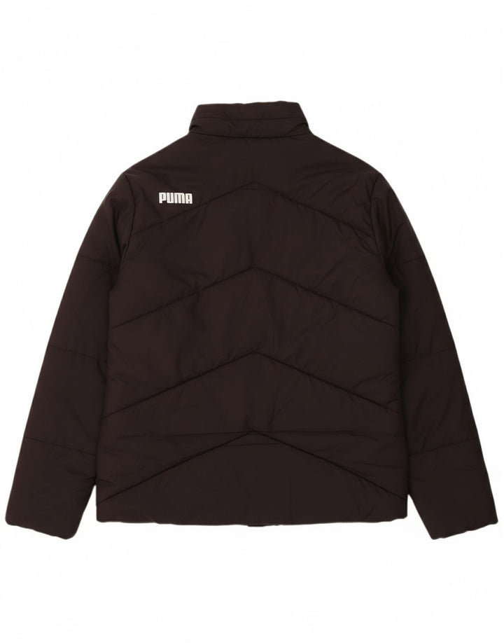 PUMA Womens Padded Jacket UK 14 Large Black Polyester