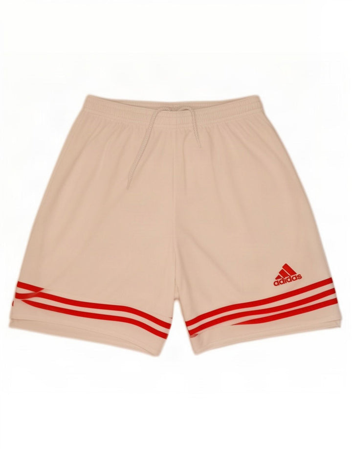 Мужские спортивные шорты Adidas Climalite, средний белый полиэстер