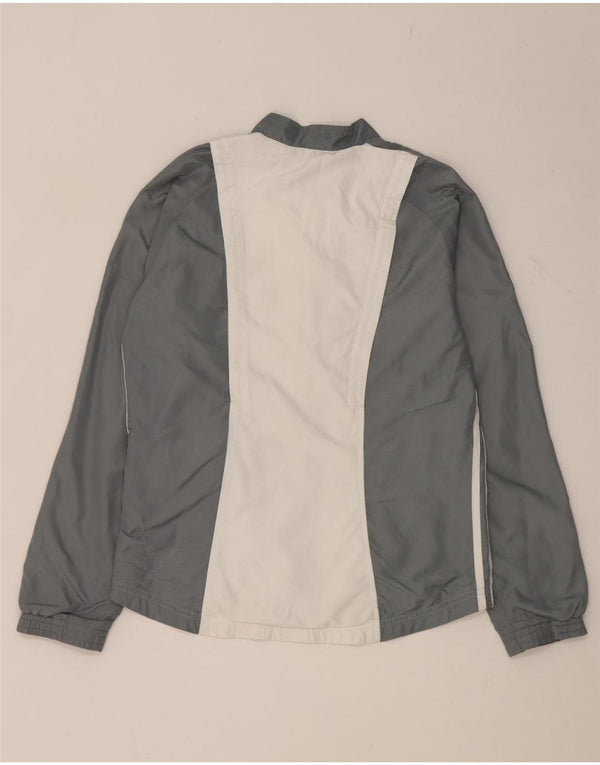 Женский спортивный костюм Adidas Top Jacket UK 10, маленький серый с цветными блоками