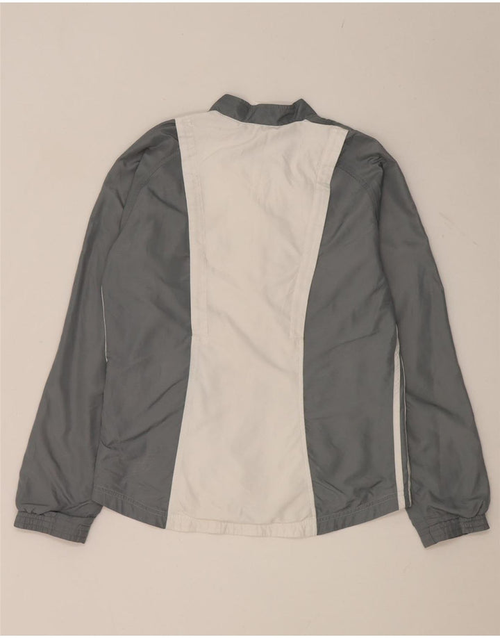 Женский спортивный костюм Adidas Top Jacket UK 10, маленький серый с цветными блоками