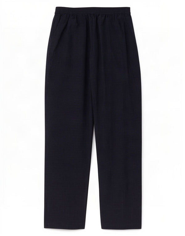 Женские брюки чинос Marks & Spencer UK 10, маленькие W26 L26 Темно-синие в клетку