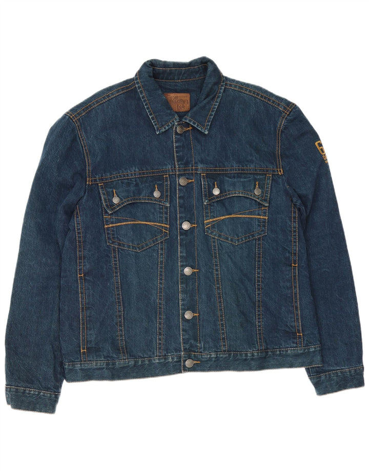 Мужская джинсовая куртка Tom Tailor UK 44 2XL, синяя, хлопок