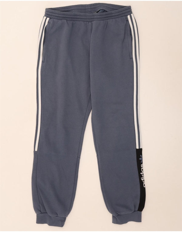 Мужские спортивные брюки Adidas с графическим рисунком, джоггеры, большие синие цветные блоки