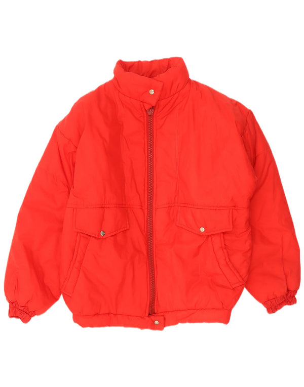 Винтажная женская стеганая куртка UK 18 XL, красная