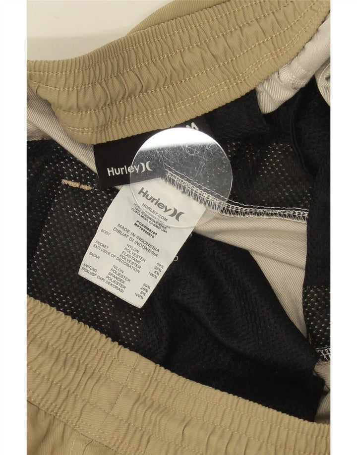 Мужские джоггеры Hurley Dri Fit, водонепроницаемые брюки среднего размера, бежевые, нейлоновые