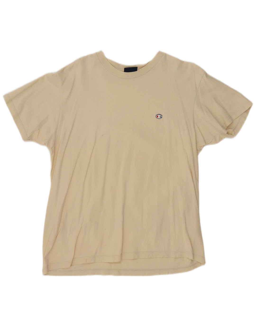 CHAMPION Womens T-Shirt Top UK 14 Large Yellow