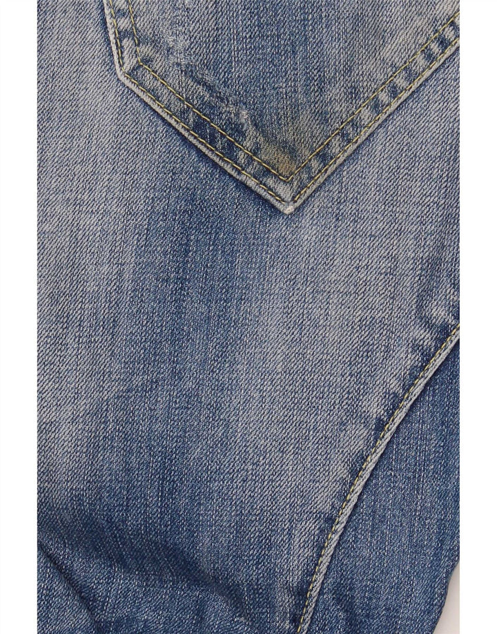 Мужские укороченные джинсы-карго Jack & Jones W30 L25 синие