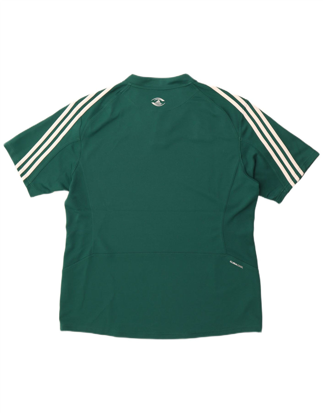 Мужская футболка Adidas Climacool Top 2XL из полиэстера в зеленую полоску