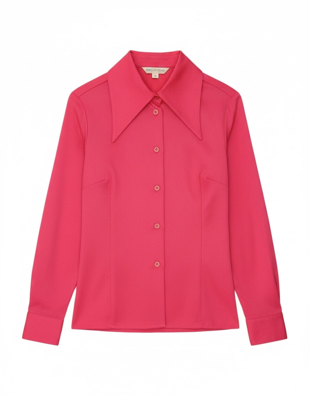 Женская Блузка-Рубашка Diolen Loft IT 42 Средний Розовый Полиэстер