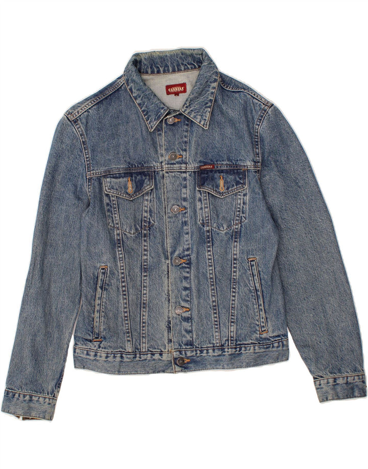 CARRERA Womens Denim Jacket UK 14 Medium Blue Cotton Vintage Carrera and Second-Hand Carrera from Messina Hembry 