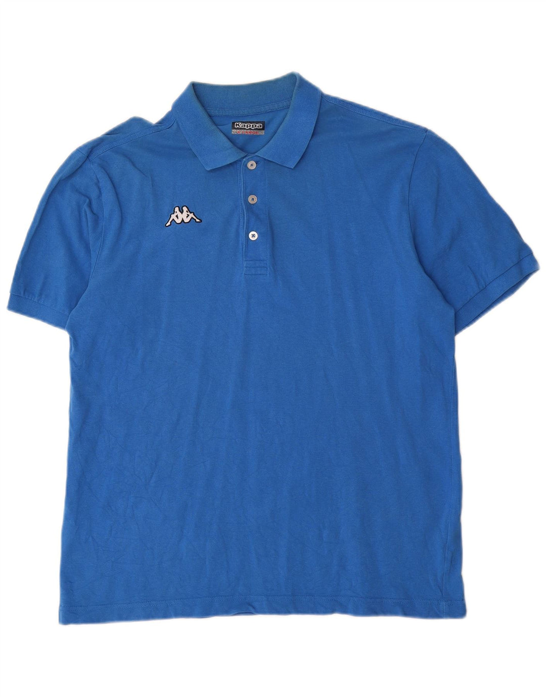 KAPPA Mens Polo Shirt XL Blue Cotton