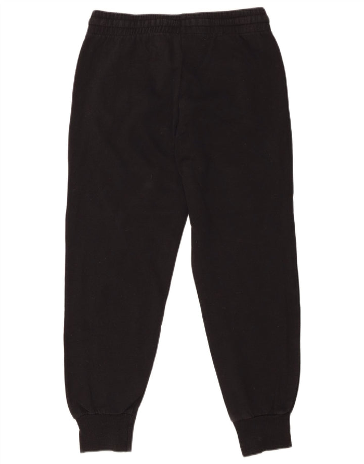 Женские спортивные брюки Kappa с графическим рисунком, джоггеры, Великобритания 12, средний черный, хлопок