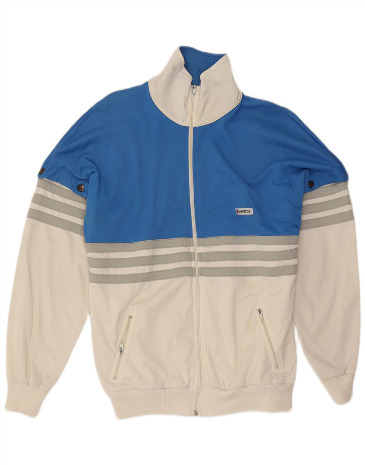 Panatta Мужской спортивный костюм Top Jacket IT 54 XL Синий с цветными блоками Полиамид