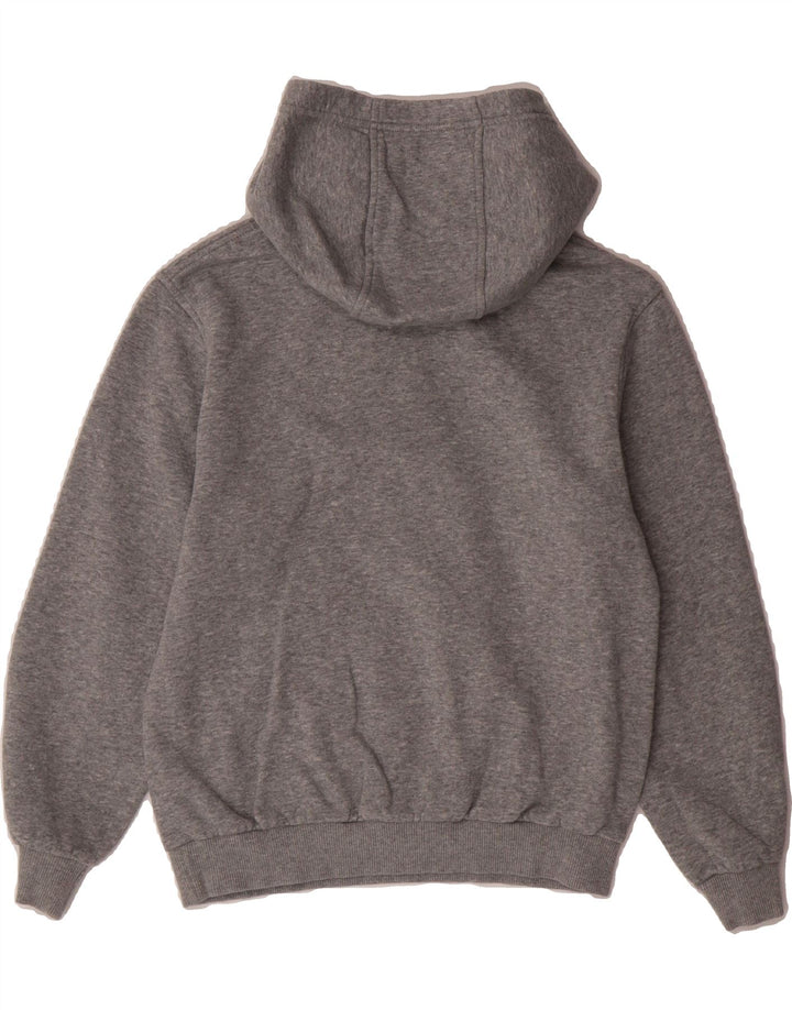 NIKE Boys Hoodie Jumper 10-11 Years Medium Grey Cotton Vintage Nike and Second-Hand Nike from Messina Hembry 