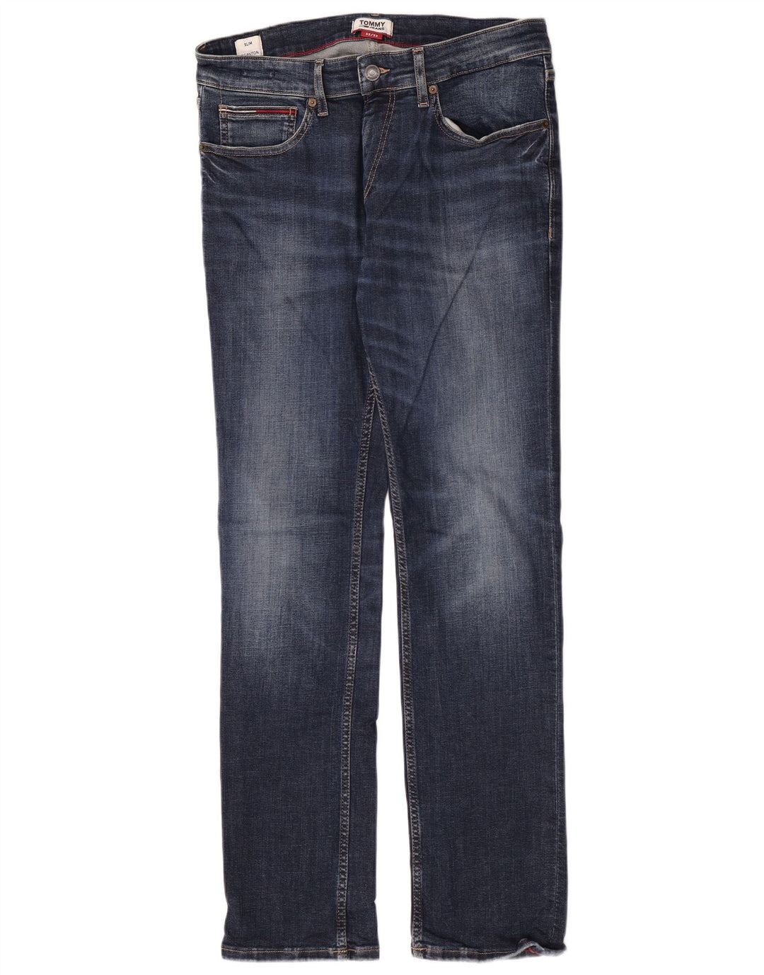 Мужские узкие джинсы Tommy Hilfiger W32 L32 синие, хлопок