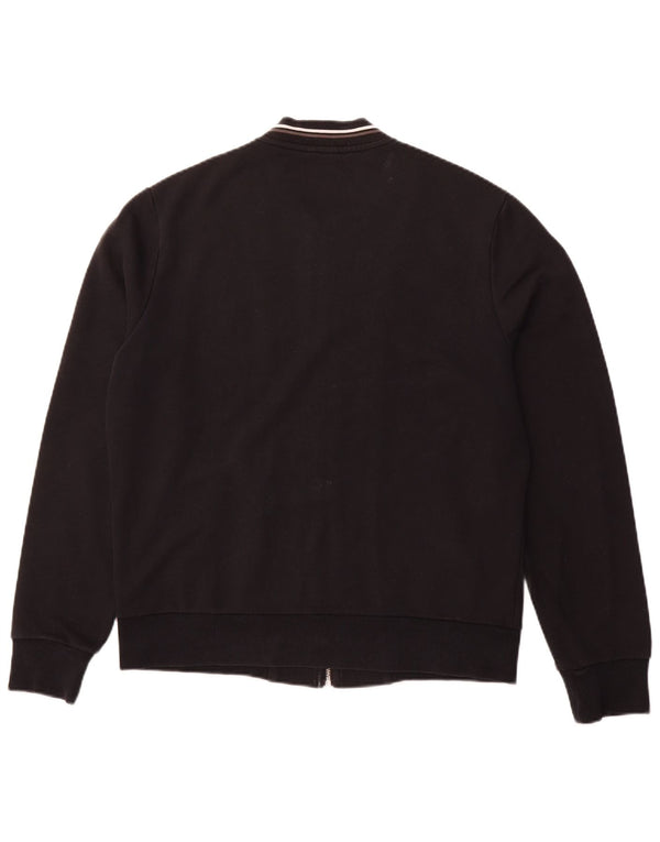 FRED PERRY Мужской спортивный костюм, верхняя куртка, большая черная хлопковая куртка