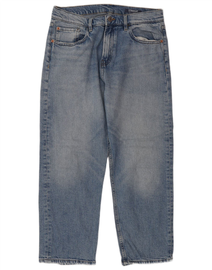 Женские прямые джинсы Marks & Spencer Regular UK 12, средние W30 L25, синие