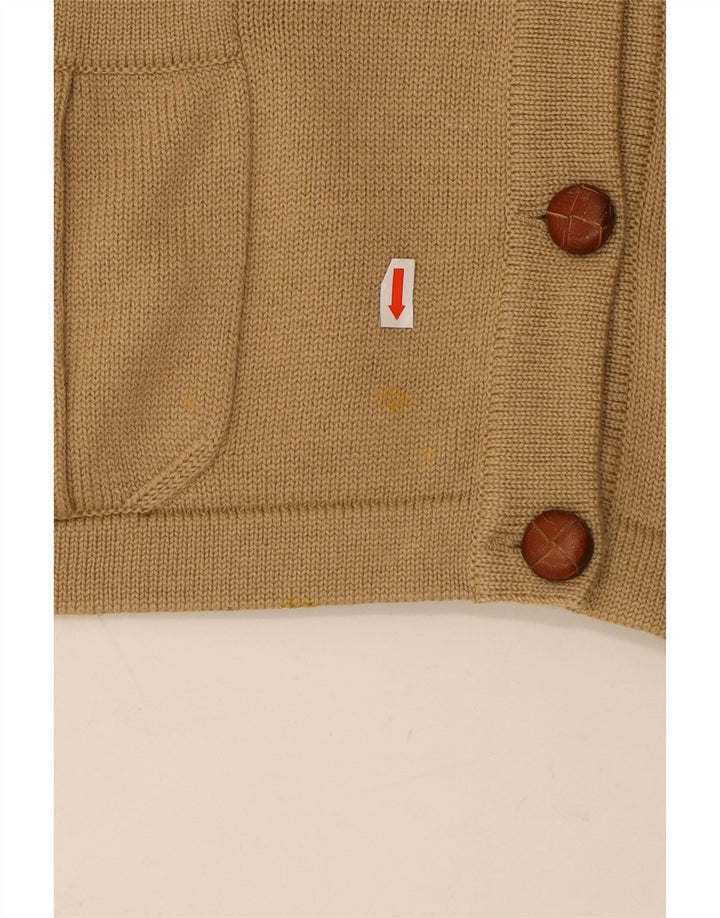 Женский кардиган-свитер LUISA SPAGNOLI UK 14, большой, бежевый, шерсть