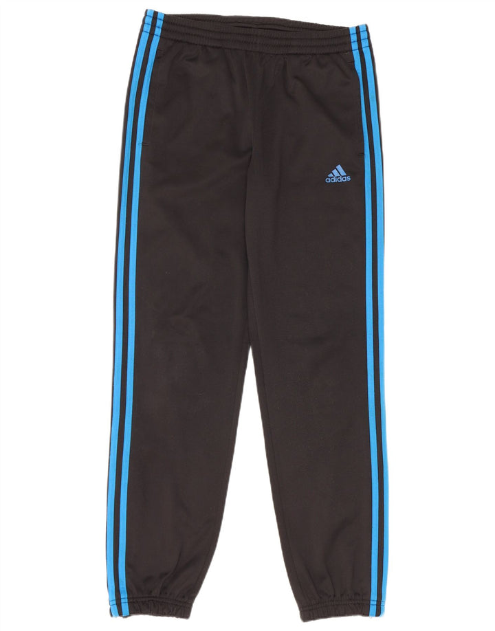 Спортивный костюм Adidas для мальчиков, брюки для бега, 13-14 лет, черный полиэстер