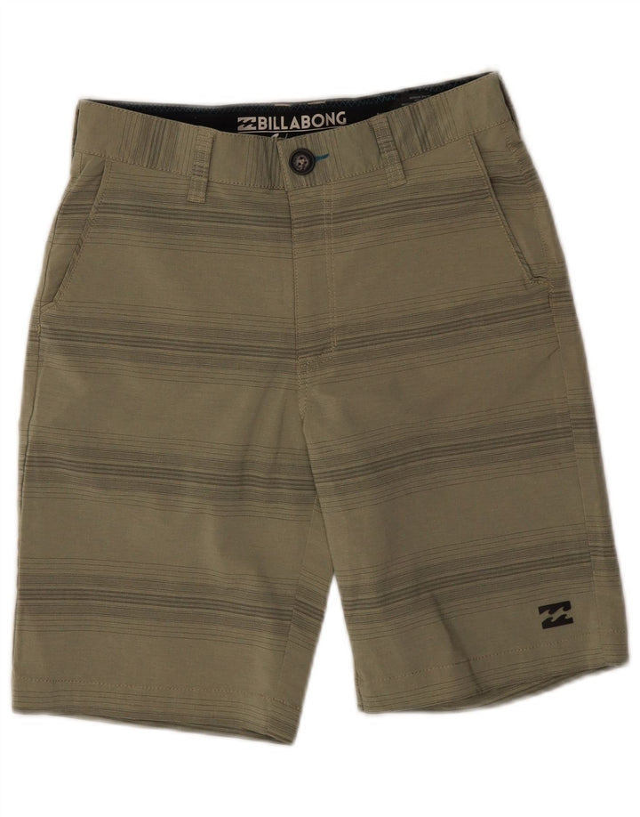 Мужские шорты чинос Billabong W26, маленький полиэстер цвета хаки в полоску