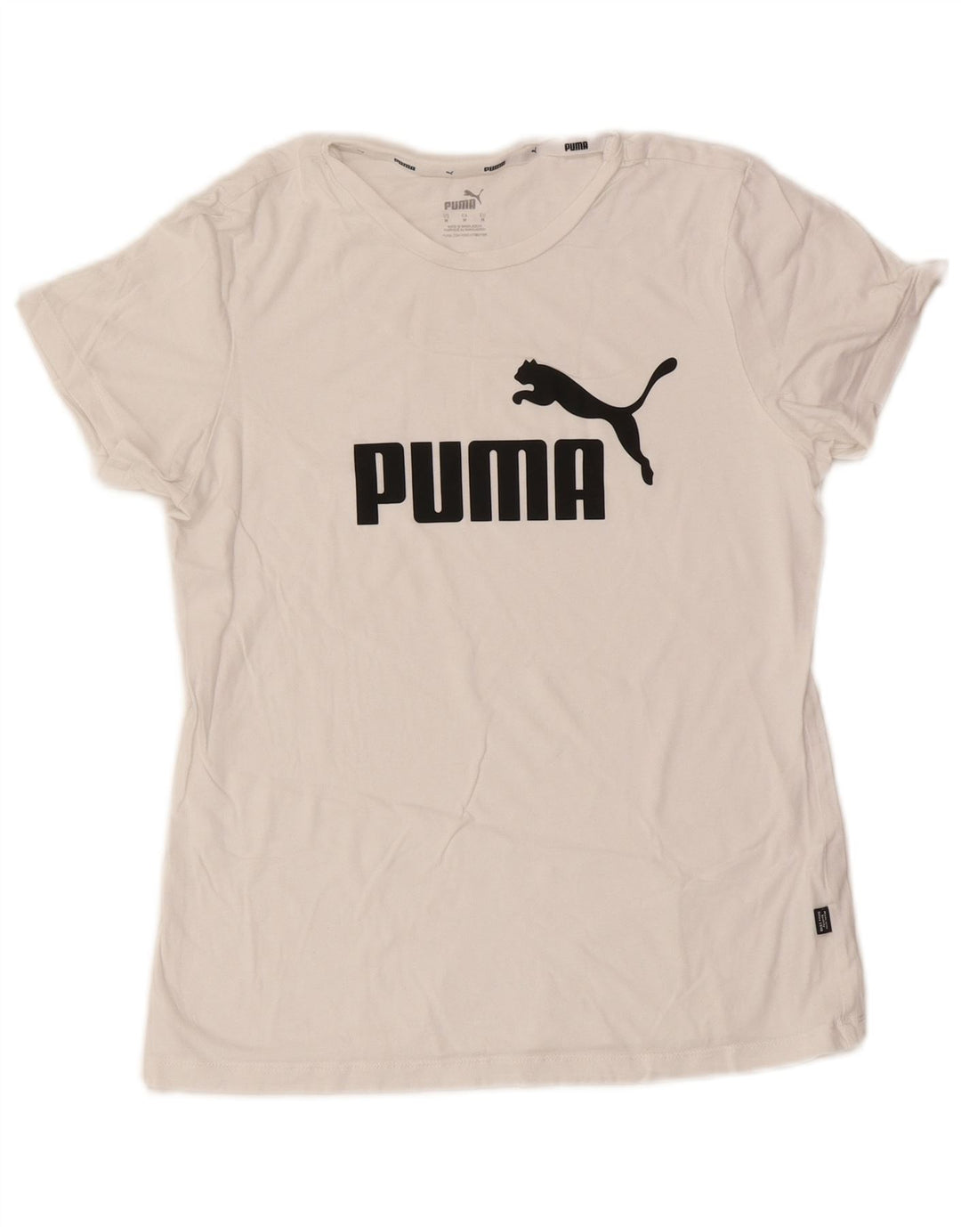 Женская футболка с рисунком Puma Top UK 12, средний белый