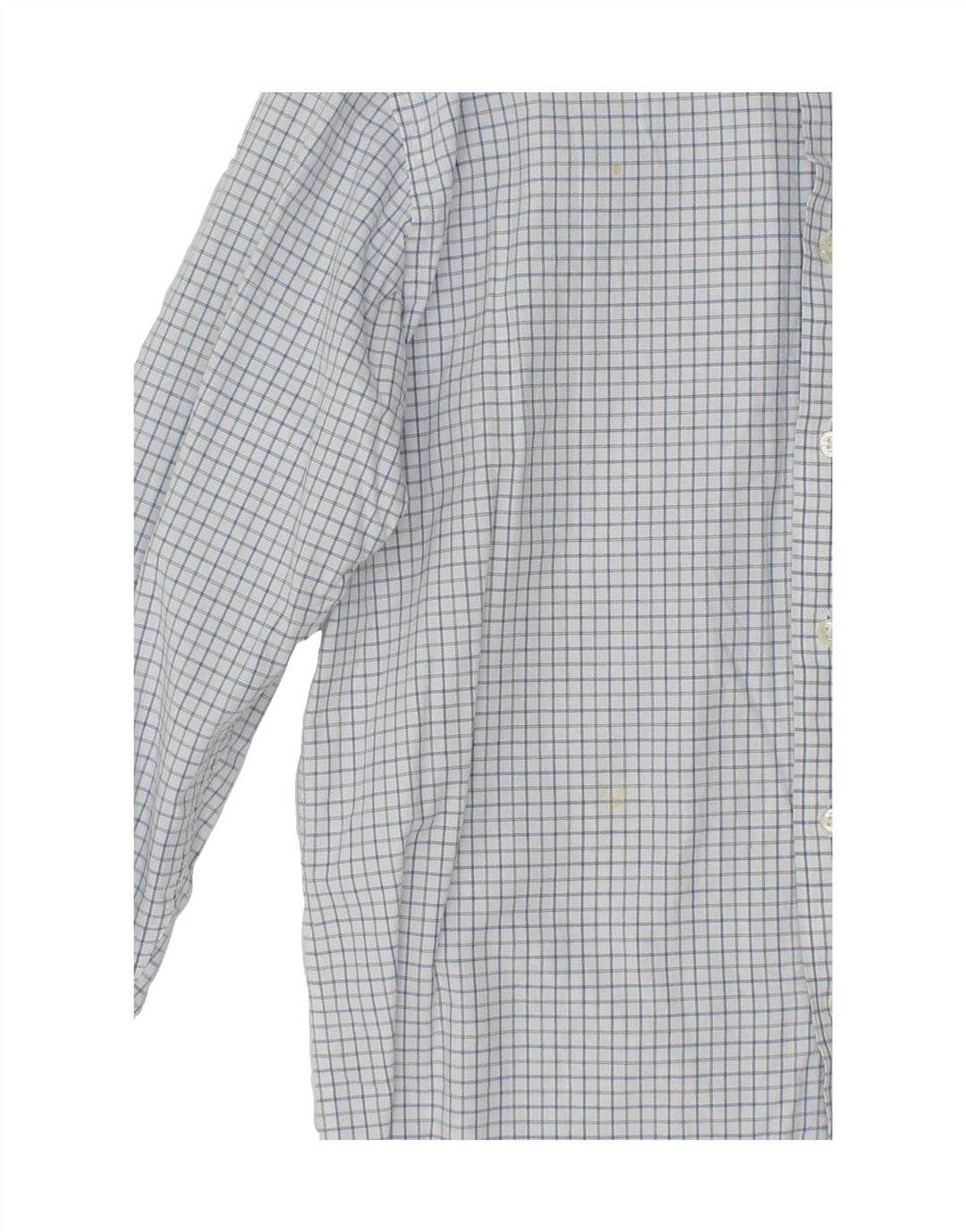 NAUTICA Mens Classic Fit Shirt Size 15  Medium White Check Vintage Nautica and Second-Hand Nautica from Messina Hembry 