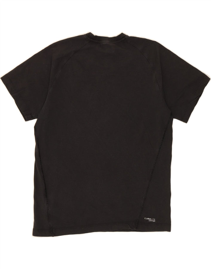 ADIDAS Mens Climalite T-Shirt Top Small Black Cotton Vintage Adidas and Second-Hand Adidas from Messina Hembry 