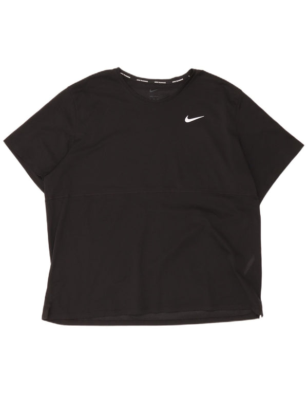 Мужская футболка Nike Dri Fit 2XL, черный полиэстер