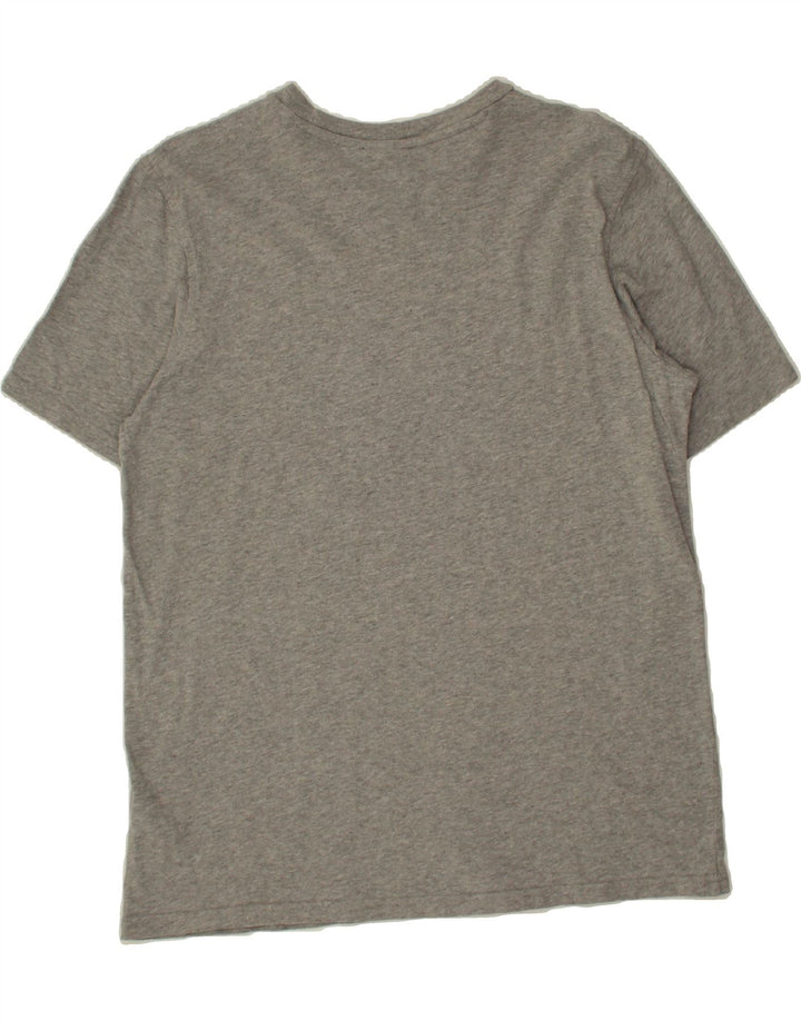 ADIDAS Mens Graphic T-Shirt Top Medium Grey Cotton Vintage Adidas and Second-Hand Adidas from Messina Hembry 