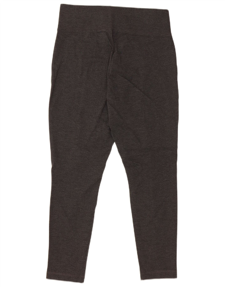 Женские укороченные леггинсы Marks & Spencer UK 12, вискоза среднего серого цвета