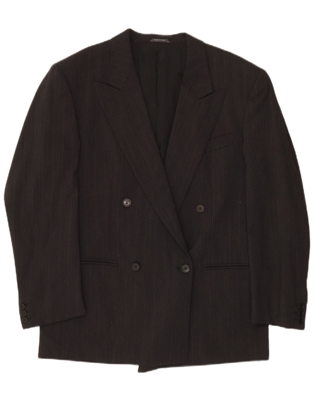 Мужской двубортный пиджак MISSONI Uomo IT 50, большой серый в тонкую полоску