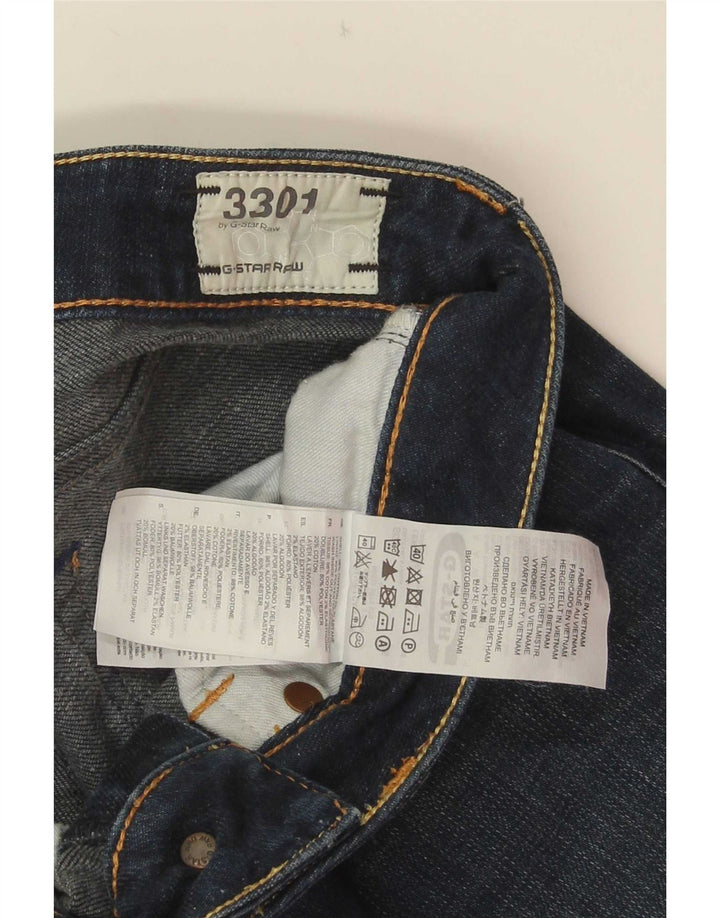 Женские джинсы G-Star 3301 Slim W26 L32 Синие, хлопок