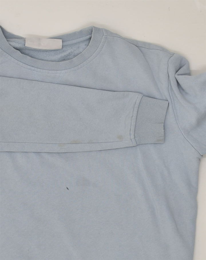 FILA Womens Sweatshirt Jumper UK 14 Large Blue Cotton | Vintage Fila | Thrift | Second-Hand Fila | Used Clothing | Messina Hembry 