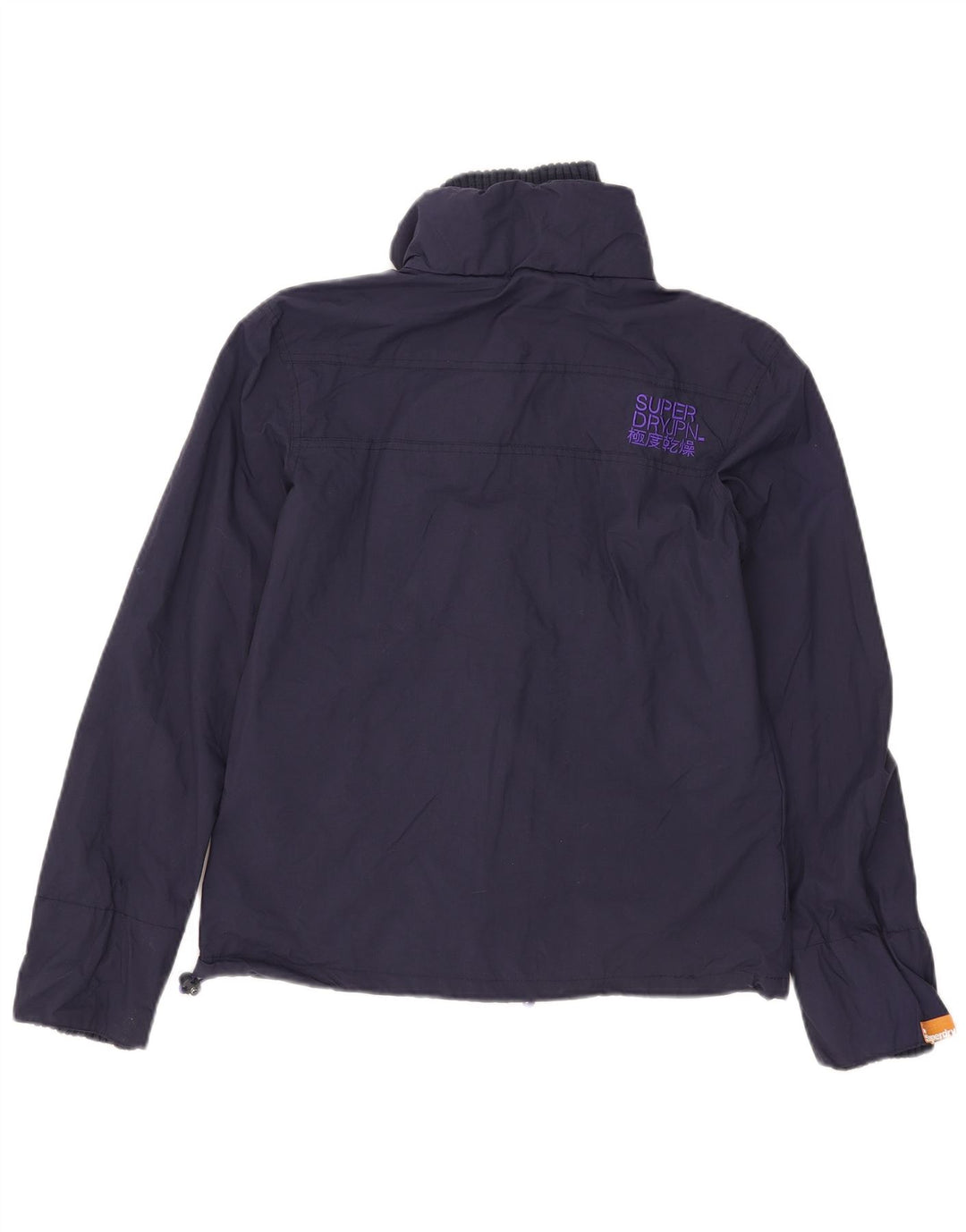 Женская ветровка Superdry The Windcheater UK 10, маленькая темно-синяя