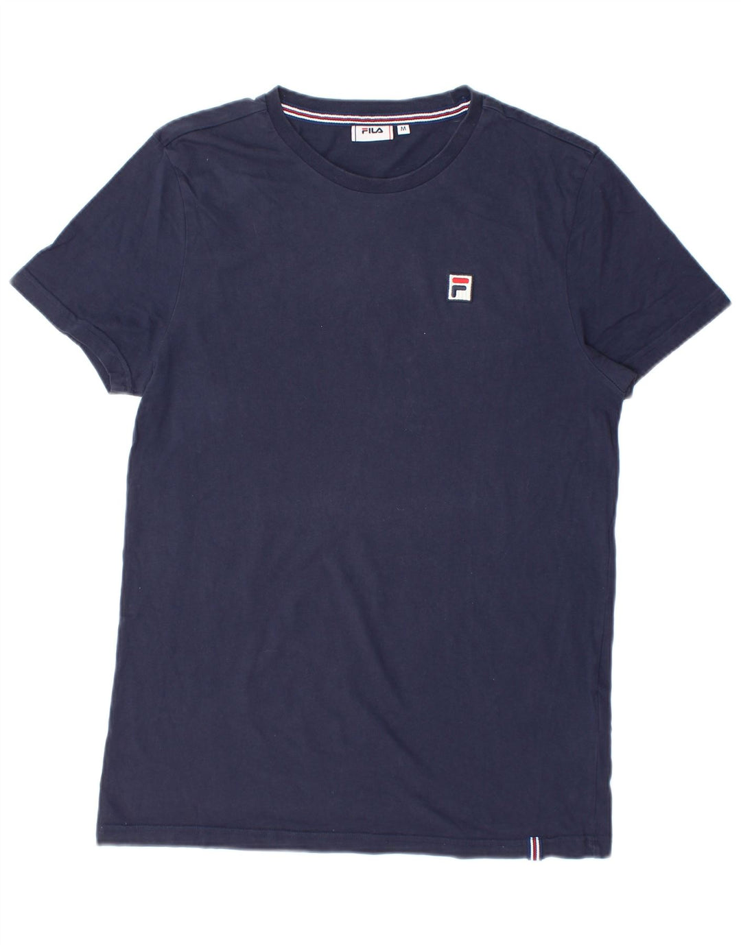 Мужская футболка Fila Top Medium Темно-Синяя Хлопок