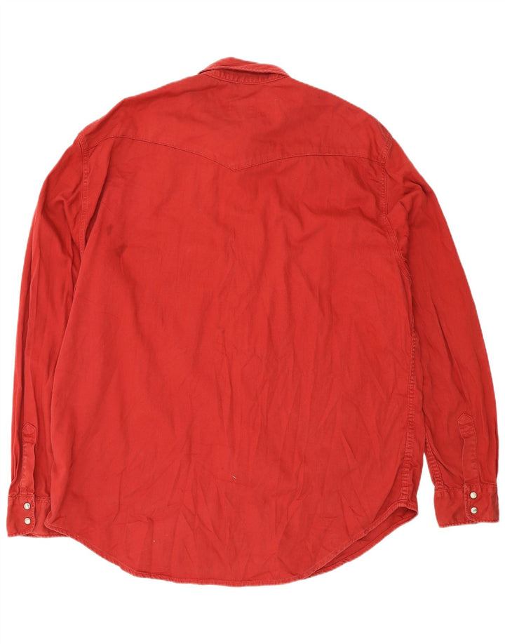 Мужская Рубашка Levi's 2XL Красная Хлопок