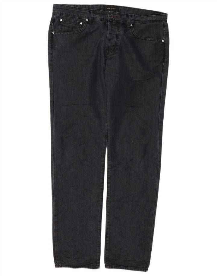 Мужские прямые джинсы Ted Baker W32 L30 черные