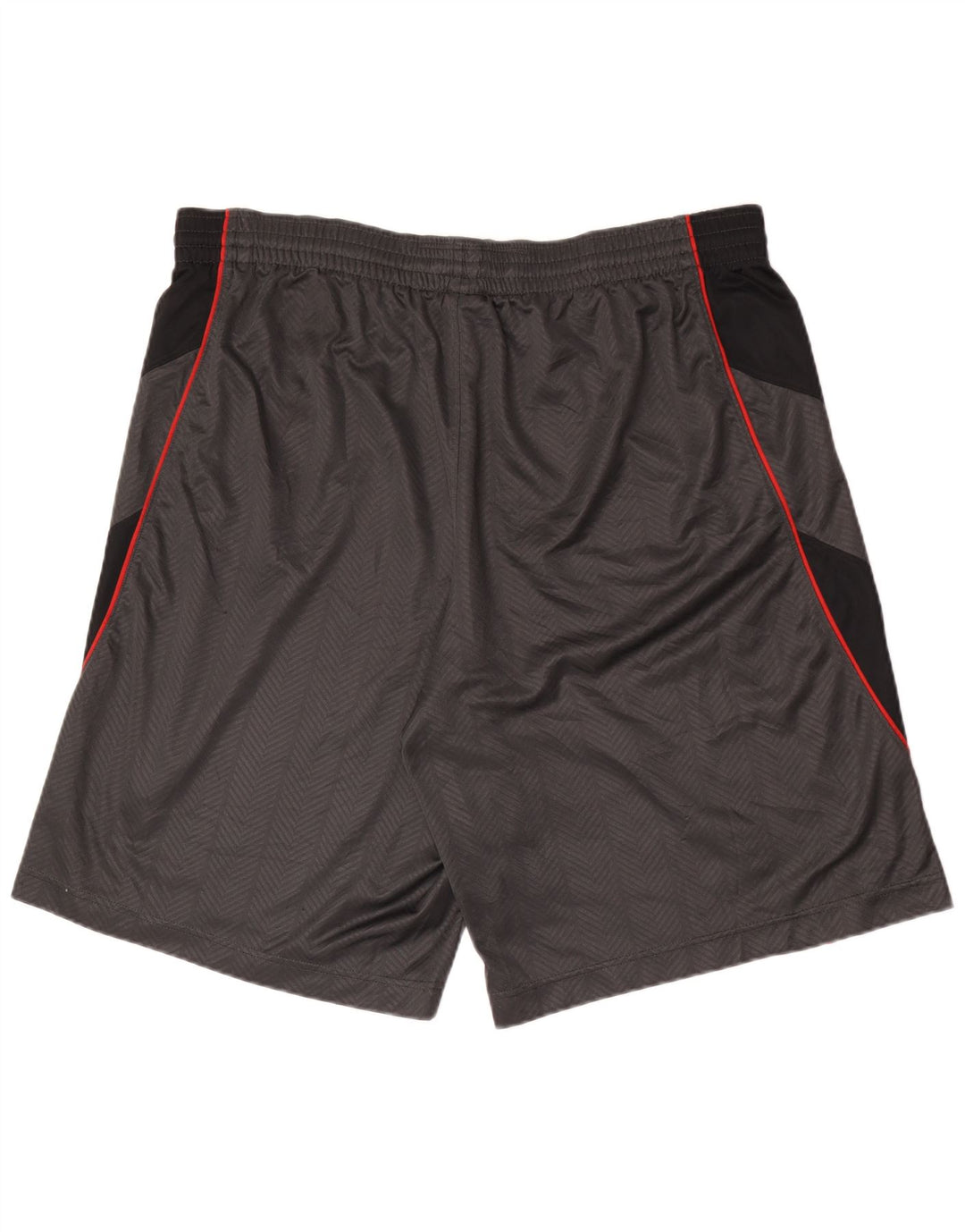 Мужские спортивные шорты Nike 2XL, серые, полиэстер с цветными блоками