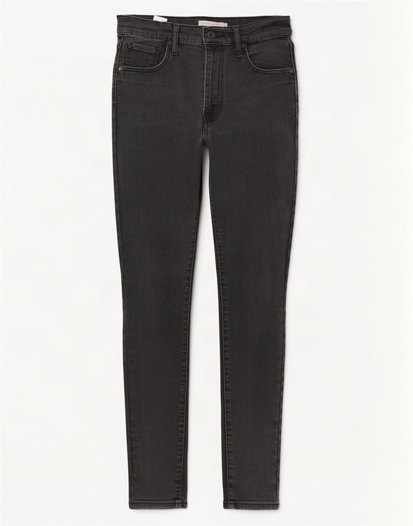 Женские джинсы суперскинни Levi's Mile High W29 L30, серый хлопок