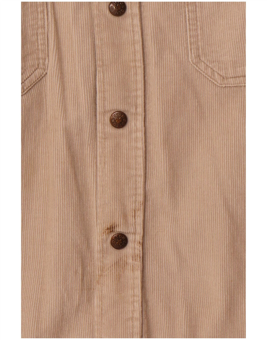 COTTON CLUB Мужская вельветовая рубашка большого размера из хлопка бежевого цвета