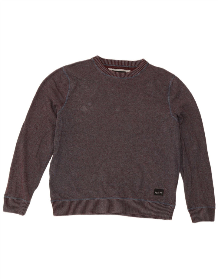 Мужской свитшот Quiksilver, джемпер среднего цвета, бордовый, хлопок