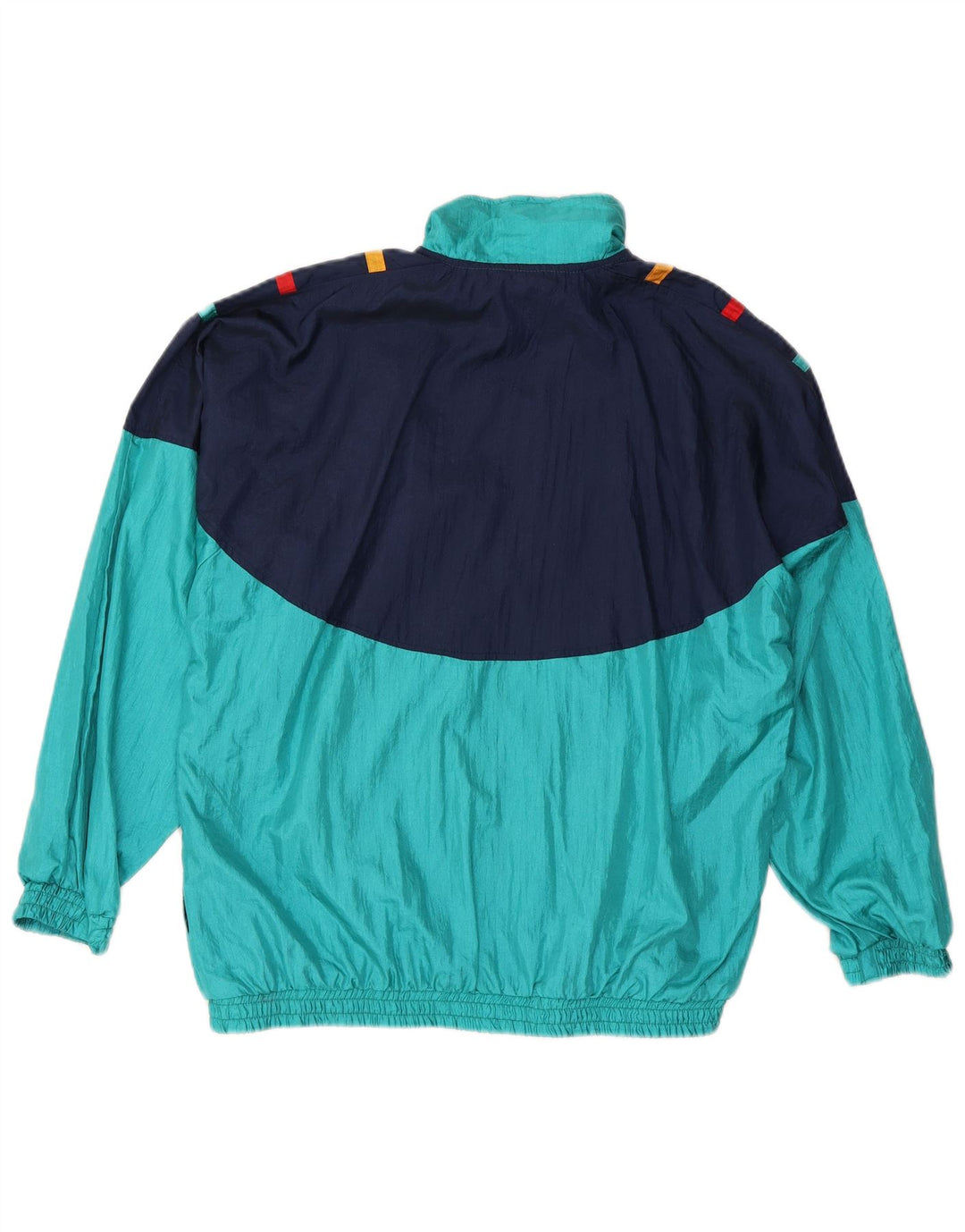 Мужской спортивный костюм VINTAGE, верхняя куртка XL, синяя с цветными блоками