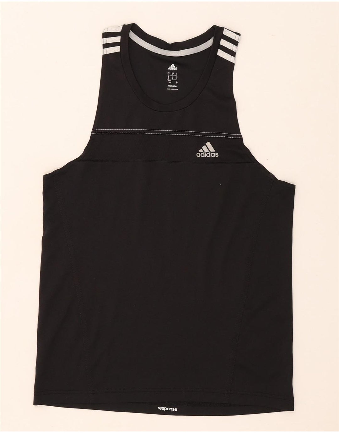 Мужской жилет ADIDAS с рисунком, маленький черный, полиэстер
