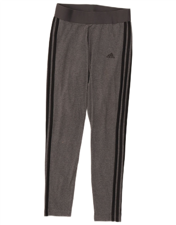Женские леггинсы ADIDAS UK 8/10, маленькие серые, хлопковые