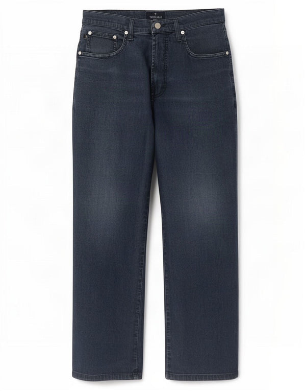 Женские прямые джинсы Trussardi W32 L27 Темно-синие