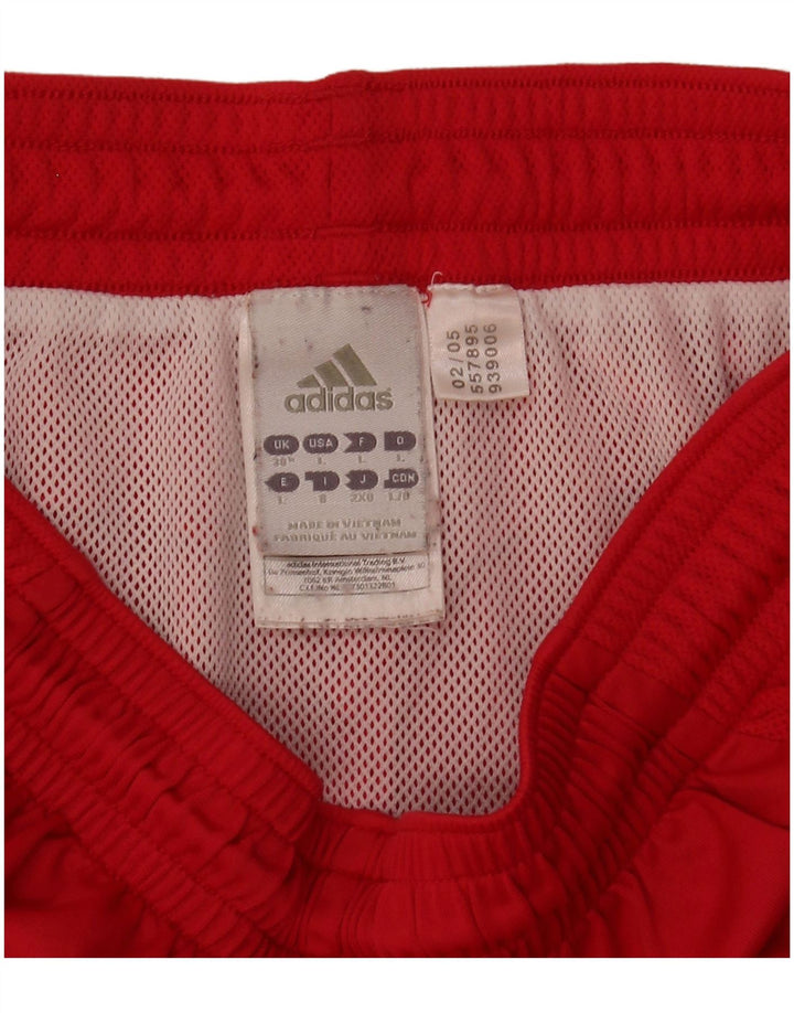 ADIDAS Mens Climacool Sport Shorts UK 38 Medium  Red Polyester