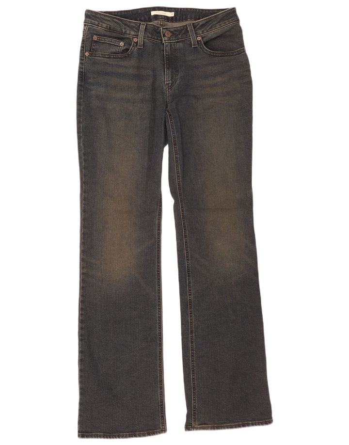 Женские джинсы Levi's Super Low Bootcut W30 L34, черные, хлопковые